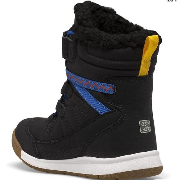 NEW MERRELL little kid-snow crush 3.0 waterproof jr. boot in black - Picture 3 of 4